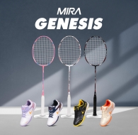 Vì sao mẫu giày cầu lông mới MIRA lại đi cùng vợt MIRA? Combo Cầu Lông MIRA GENESIS