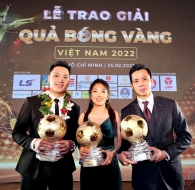 Gala trao giải Quả bóng vàng Việt Nam 2022: Vinh danh Huỳnh Như - Văn Quyết